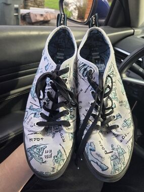 Toms Men's Star Wars Graphic LTD, White Canvas Sneakers, Blue Print